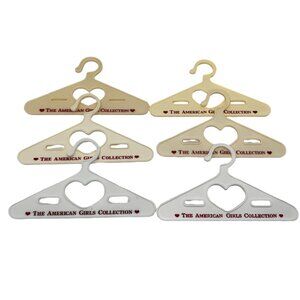 American Girl 6 Vintage Heritage Collection Vintage Heart Cutout Hangers